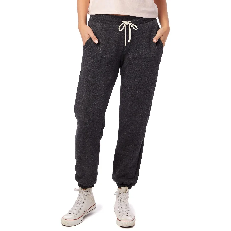 Unleash Your Fashion Classic Eco-Fleece Sweatpants (Black)