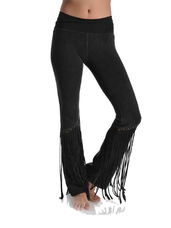 Summer Fashion Tianello™ T-Party Fringed " Paloma"  Festival Bell Bottom Pant