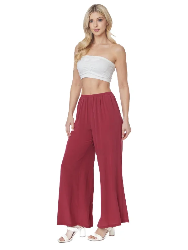 Contemporary Fashion Sale Tianello 100% Washable Silk "Crepe De Chine" "Palazzo" Pant