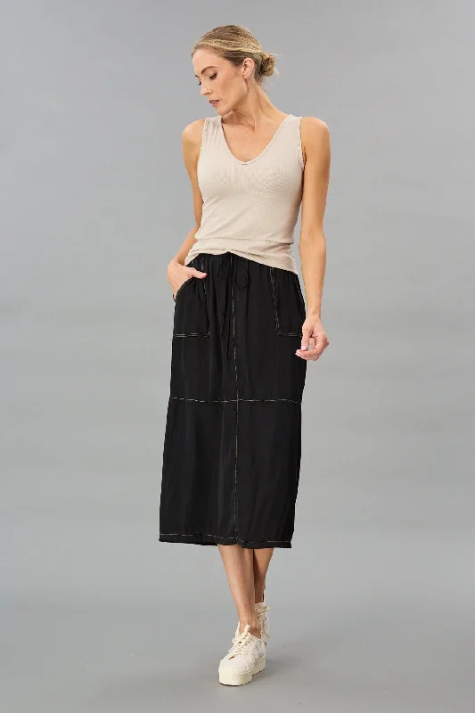 Massive Savings Contrast Stitch Skirt