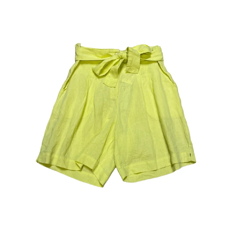 Bid Farewell To The Old Season CC LINEN PAPER BAG WAIST SHORTS