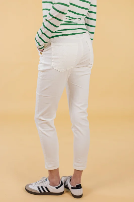 Avant-Garde Style Promotions Pants Kennedy White