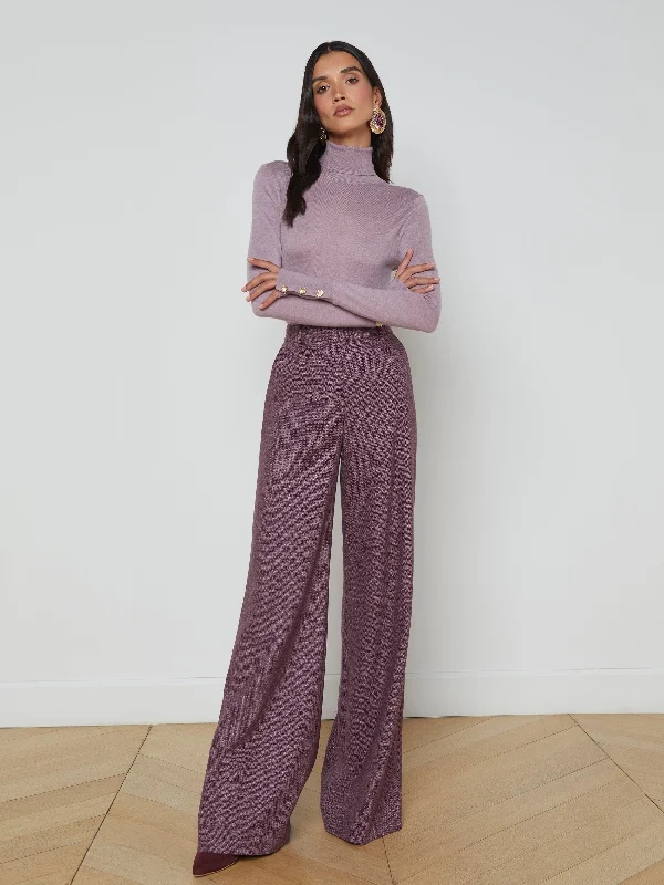 Vintage Style Deals Pilar Wool Wide-Leg Pant