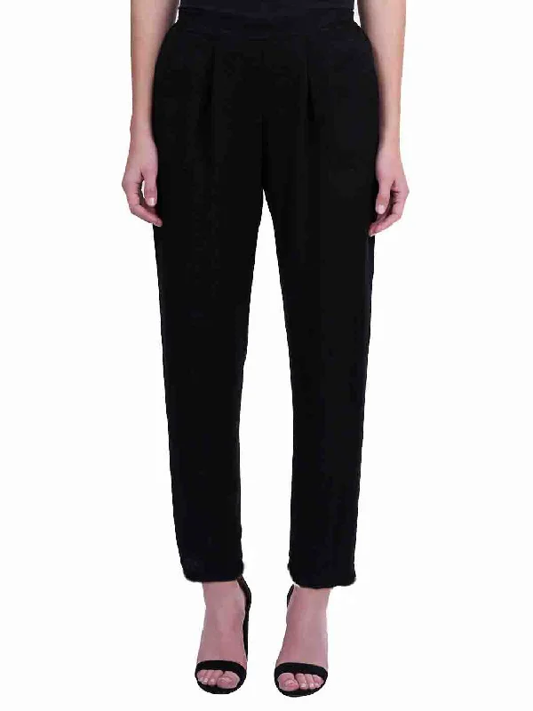 Day-To-Night Styles Tianello Tencel “Kathryn” Flat Front - Elastic Back Pants