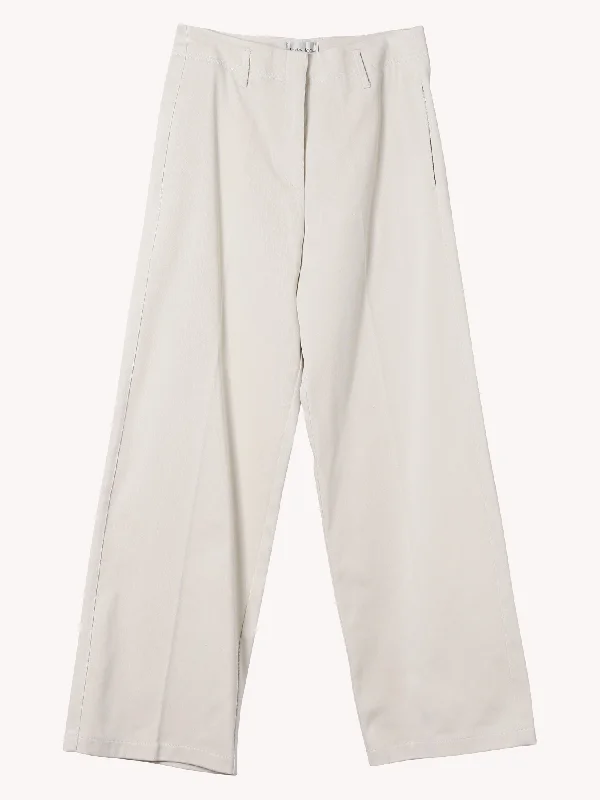 Holiday Attire Sale COTTON STRAIGHT LEG PANTS