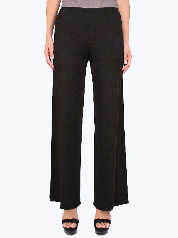 Chic Style, Always In Vogue Tianello TENCEL™ Whisper Knit Palazzo Pant