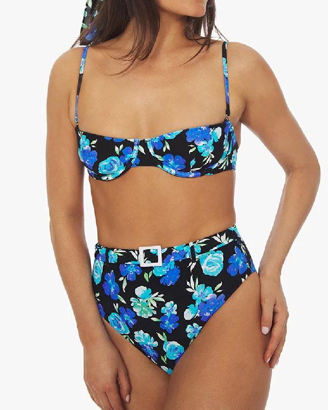 Buy More, Save More Balconette 90's Floral Bikini Top